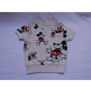 Disney, Classic Mickey Mouse, Short Sleeve Shirt